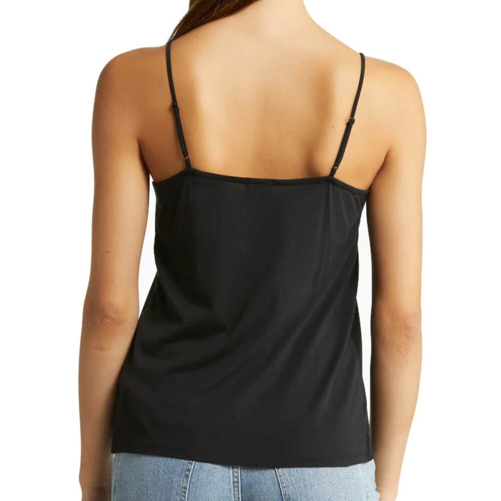 New Scotch & Soda Black Summer Spaghetti Strap Tank Top Cami Size Small - Picture 8 of 10